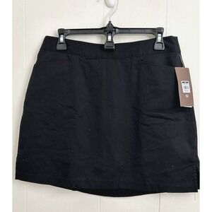 Lady Hogan Skort Womens Black Activewear Skirt Sports Skort Stretch NWT  Size 6